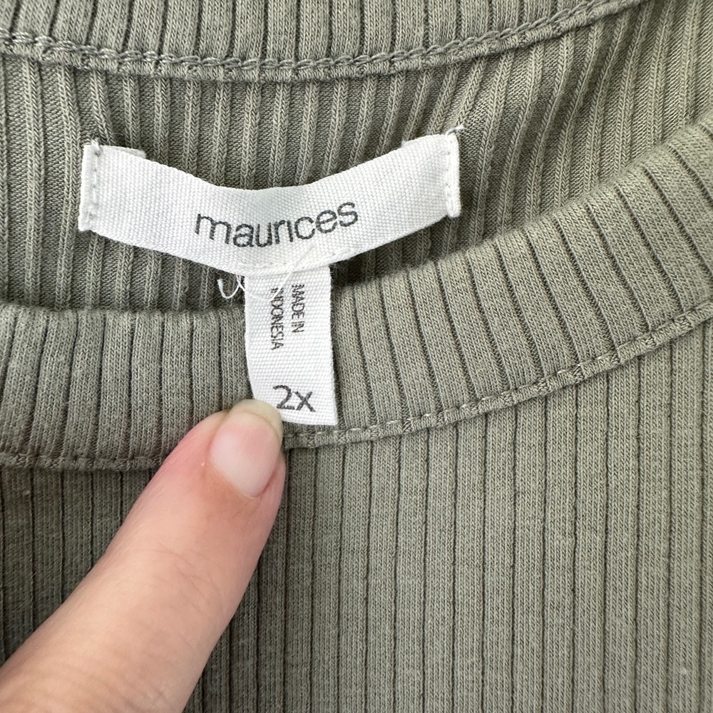 Maurices Sage Green Sleeveless Maxi Dress - Picture 3 of 6